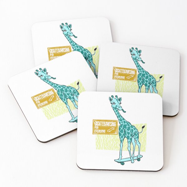 Item preview, Giraffe - Skateboarding for everyone designed and sold by motylanoga.