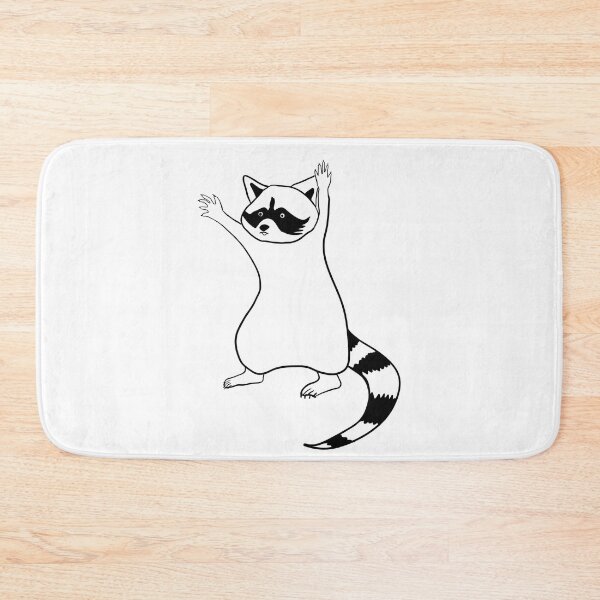 Item preview, Stick figure raccoon - Welshdesigns designed and sold by welshdesigns.