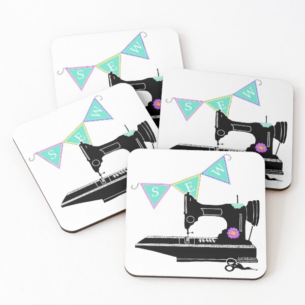 Item preview, Vintage Sewing Machine - Aria designed and sold by creativebeeshop.