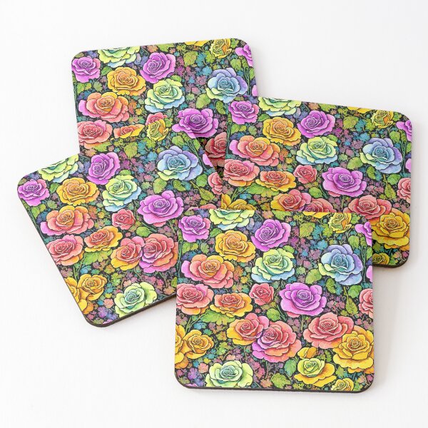 Item preview, colorful flowers designed and sold by KOKOTART.