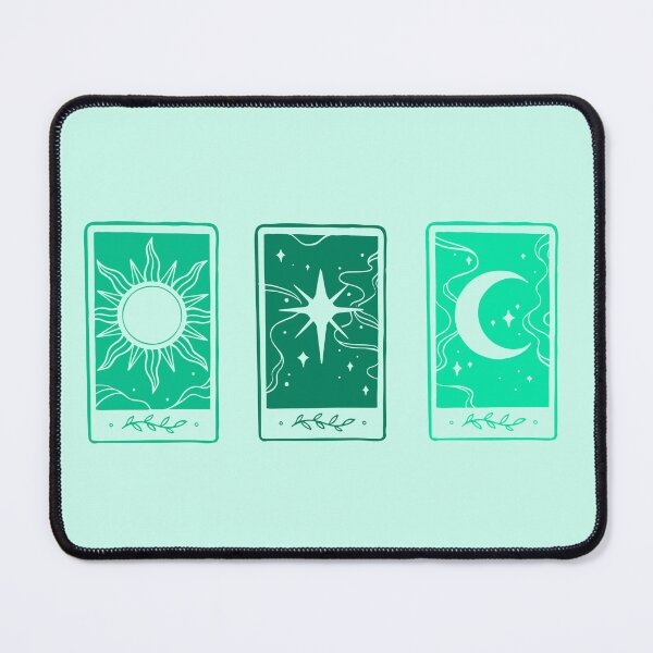 Item preview, Trío de cartas de tarot sol, luna y estrella designed and sold by StitchesSleeves.
