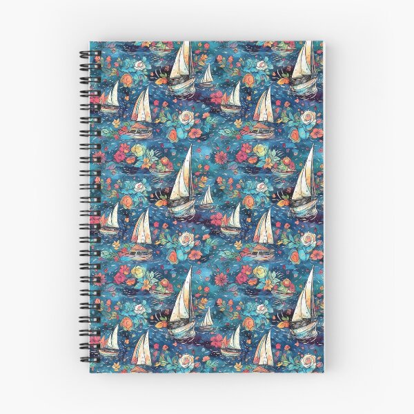 Item preview, Sailing boats pattern designed and sold by BloodRubyz.