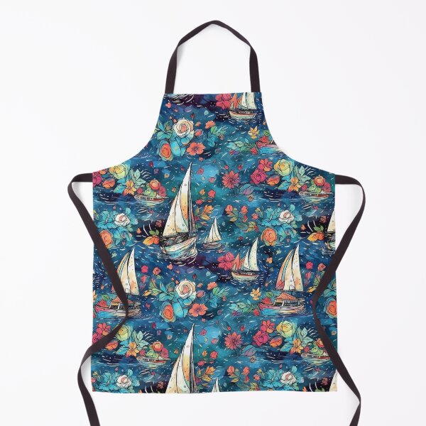 Item preview, Sailing boats pattern designed and sold by BloodRubyz.