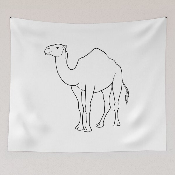 Item preview, Stick figure camel - Welshdesigns designed and sold by welshdesigns.