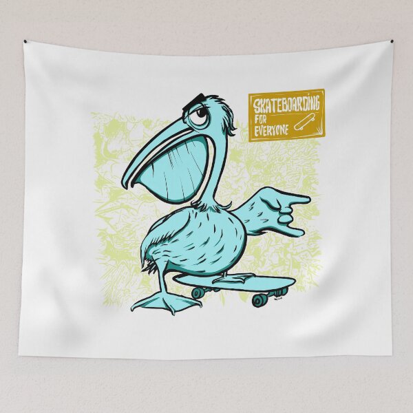 Item preview, Pelican - Skateboarding for everyone designed and sold by motylanoga.