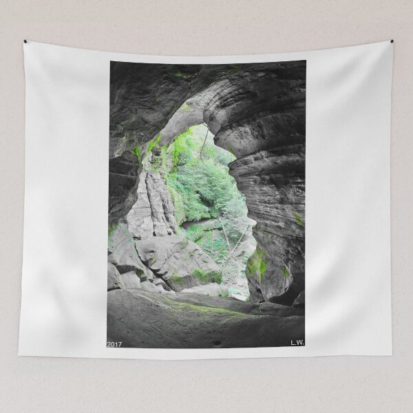 Item preview, Looking Out Of Rock House Hocking Hills Ohio 2 designed and sold by LisaWootenPhoto.