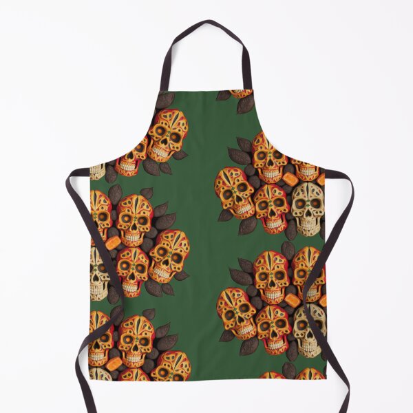 Item preview, Deluxe design made of embroidery skull textile Day of the Dead, Dia de los Muertos designed and sold by Tio-Tecun.