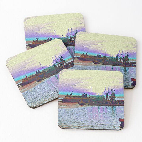 Item preview, ANCONA WORK SHIPS designed and sold by ArtbyRolleen.