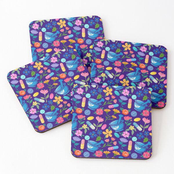 Item preview, Floral pharmacy pattern  designed and sold by KCAbdelnour.