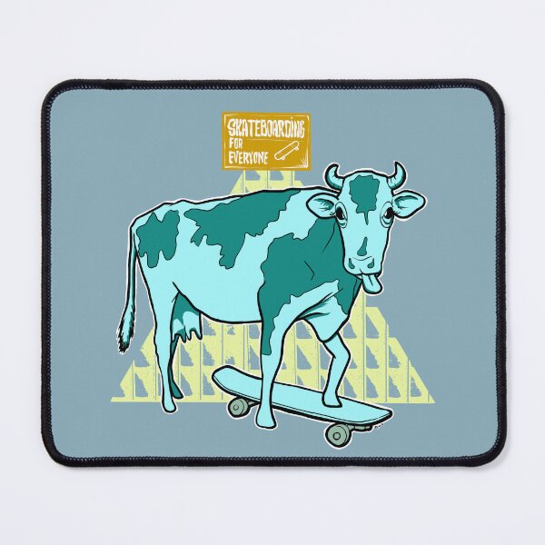 Item preview, Cow Skateboarding perfect gift designed and sold by motylanoga.