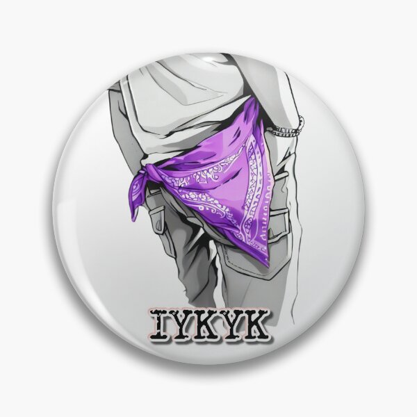 Item preview, IYKYK Drag Queen Hanky Code designed and sold by AlexisHex.