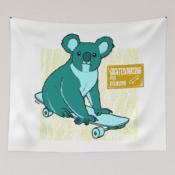 Item preview, Koala Skateboarding for everyone designed and sold by motylanoga.