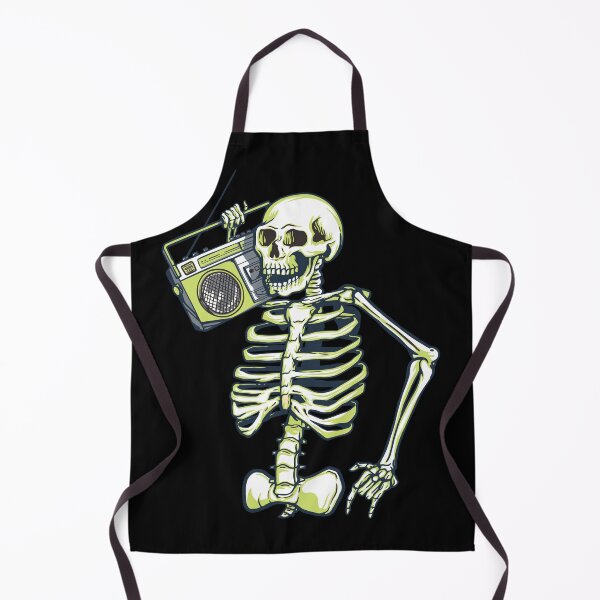 Item preview, Funny skeleton with a cassette player designed and sold by Acim0.