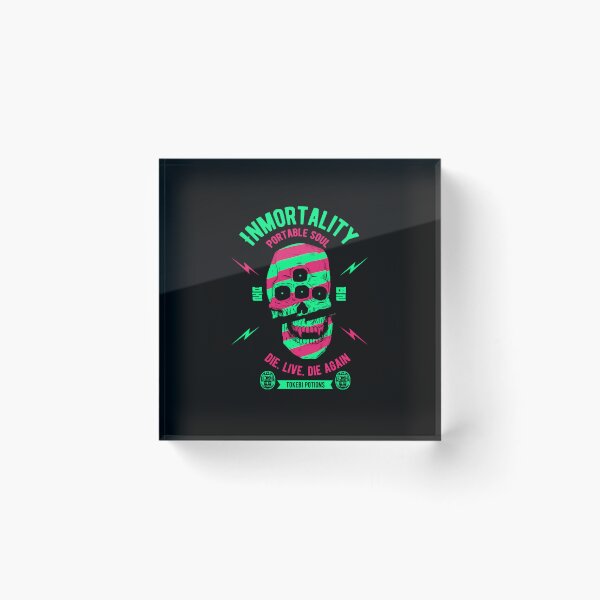Artikelvorschau, Inmortality Sci-Fi-Cyberpunk-Schädel entworfen und verkauft von tokebi-skulls.