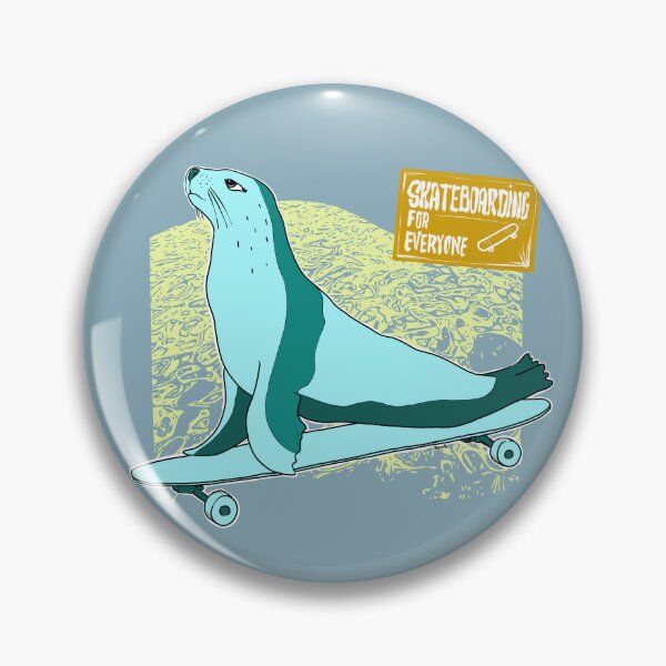 Item preview, Seal - Skateboarding for everyone designed and sold by motylanoga.