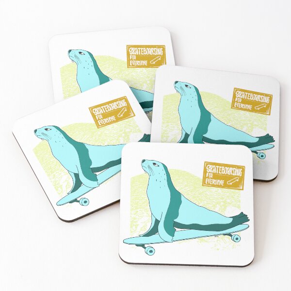 Item preview, Seal - Skateboarding for everyone designed and sold by motylanoga.