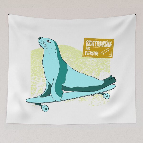 Item preview, Seal - Skateboarding for everyone designed and sold by motylanoga.