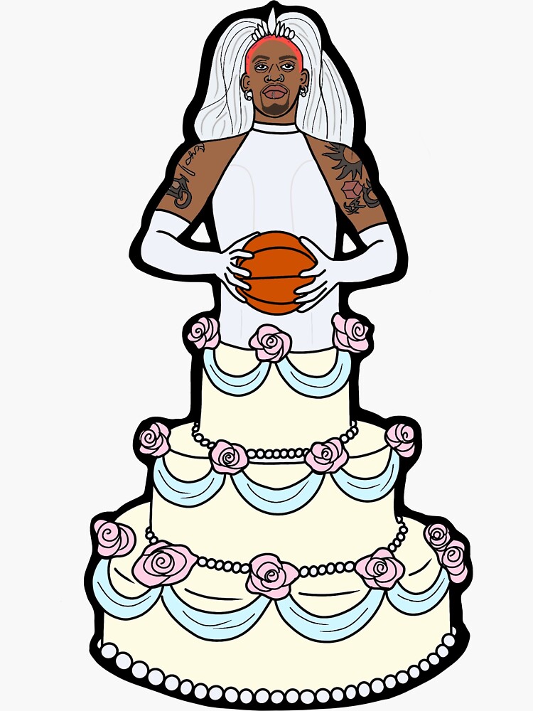 dennis rodman in a wedding dress