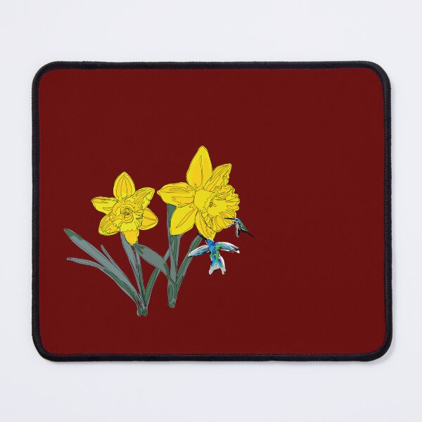Item preview, Daffodills and Hummingbirds designed and sold by Christopher  Conroe.
