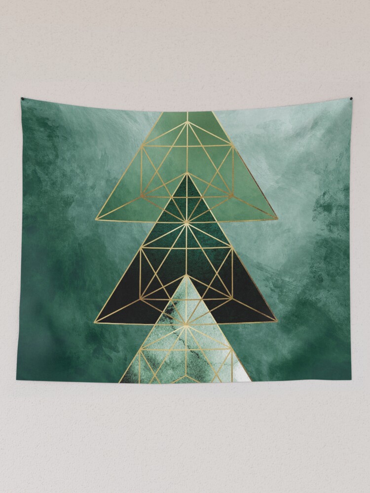 Emerald green tapestry hot sale