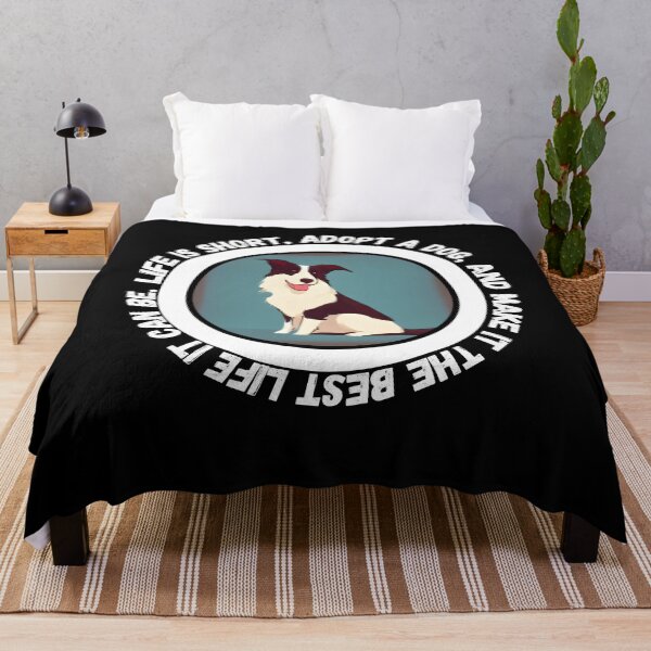 Item preview, Border Collie Life is Short - Adopt and Make it the Best with this Ai Generated Image designed and sold by Mechanical-Artt.