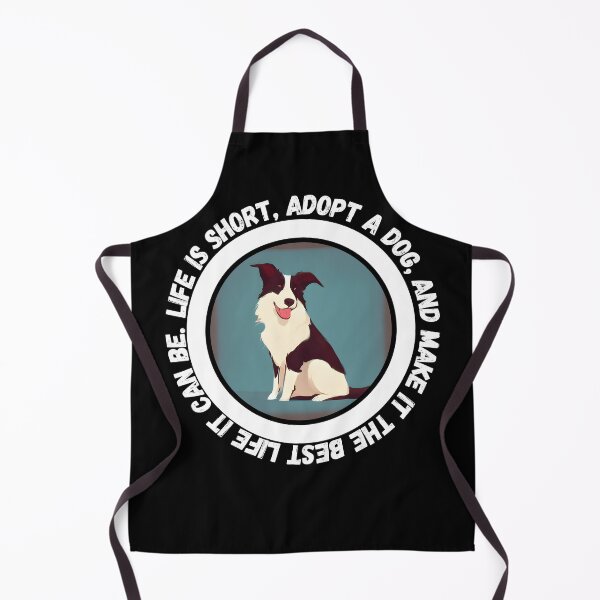 Item preview, Border Collie Life is Short - Adopt and Make it the Best with this Ai Generated Image designed and sold by Mechanical-Artt.
