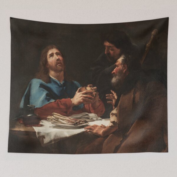 Item preview, The Supper at Emmaus | Giovanni Battista Piazzetta | 1720 Rococo Biblical Art designed and sold by CJET.