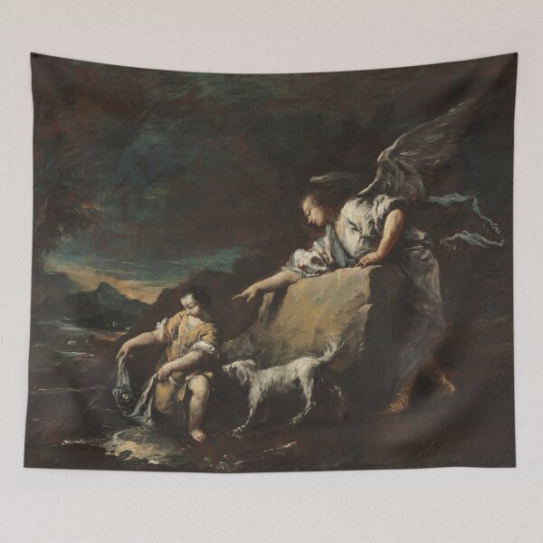 Item preview, Tobias and the Angel | Francesco Guardi | 1750 Rococo Biblical Art designed and sold by CJET.