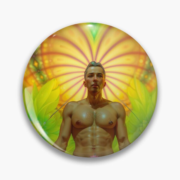 Artikelvorschau, Lotussitz mit psychedelischem Schmetterlingshintergrund entworfen und verkauft von vortexvisuals.
