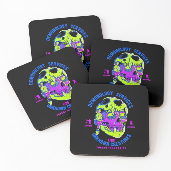 Artikelvorschau, Demonology Services Psychedelischer Schädel entworfen und verkauft von tokebi-skulls.
