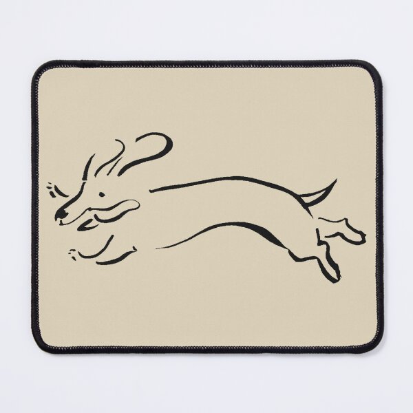 Item preview, Dachshund Calligraphy painting designed and sold by Janaogle.