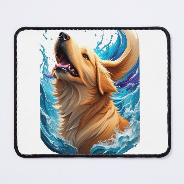 Item preview, Golden Retriever Puppy in Aquacolor designed and sold by Constantine7621.