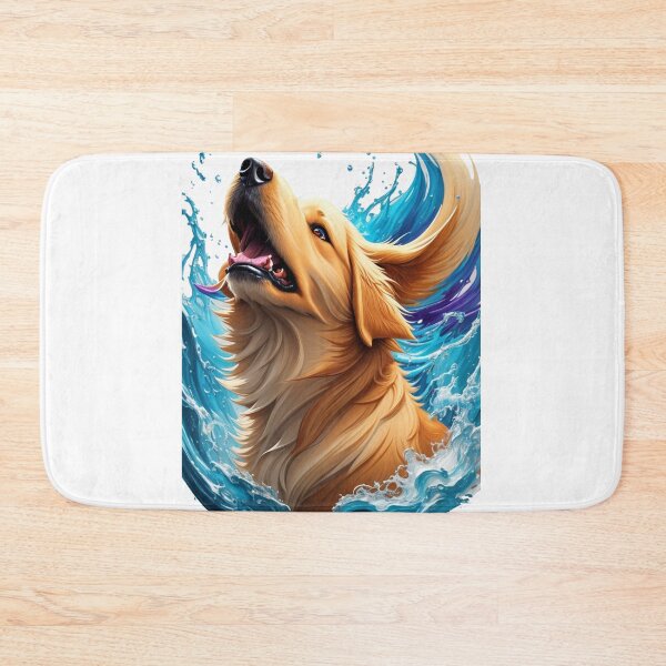 Item preview, Golden Retriever Puppy in Aquacolor designed and sold by Constantine7621.