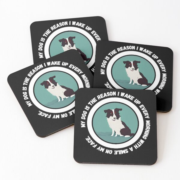 Item preview, Border Collie - Wake up with a Smile on Your Face Thanks to Your Furry Friend - Ai Generated Image designed and sold by Mechanical-Artt.