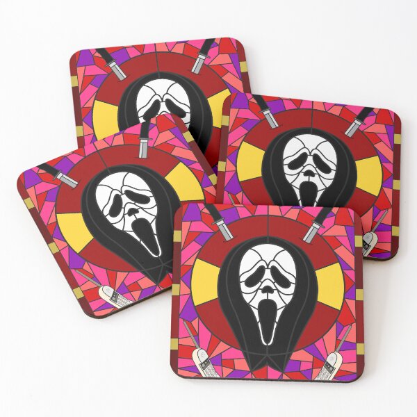 Item preview, scream stained glass fanart designed and sold by maniacalaugh.