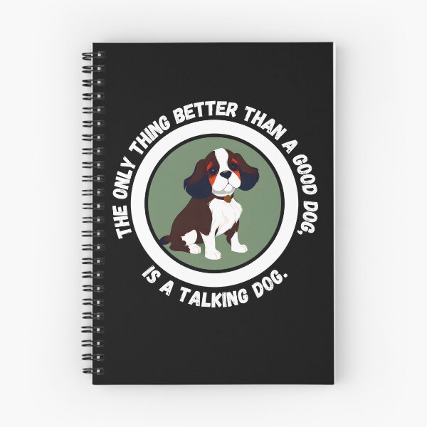 Item preview, Cavalier King Charles Spaniel - A Good Dog is Great, But a Talking Dog is Even Better - Ai Generated Image designed and sold by Mechanical-Artt.