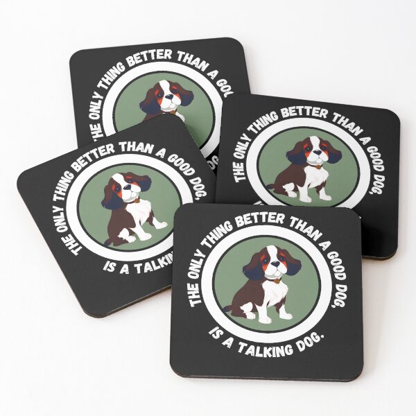 Item preview, Cavalier King Charles Spaniel - A Good Dog is Great, But a Talking Dog is Even Better - Ai Generated Image designed and sold by Mechanical-Artt.