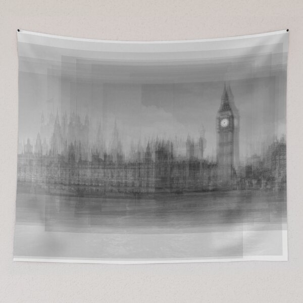 Item preview, Big Ben Clock Tower Overlay Art designed and sold by Steven Socha.