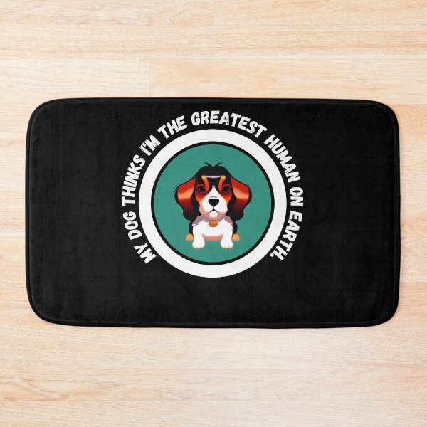 Item preview, Cavalier King Charles Spaniel - My dog thinks I'm the greatest human on Earth - Ai Generated Image designed and sold by Mechanical-Artt.