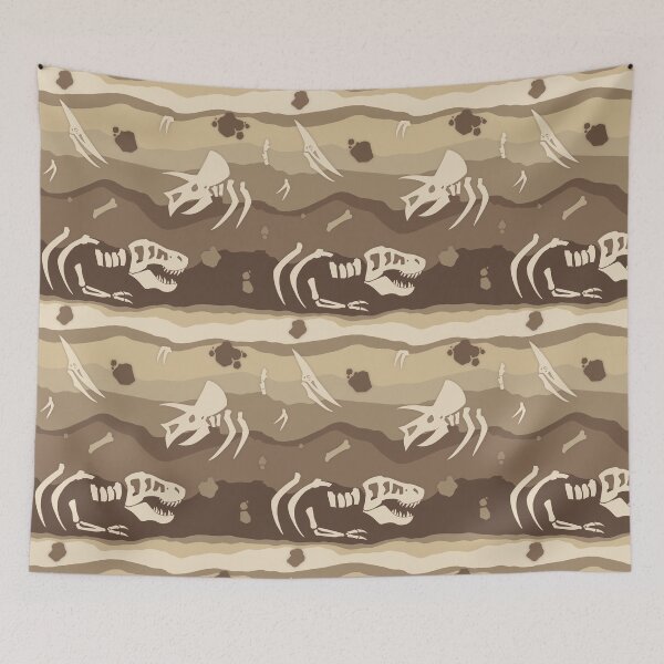 Item preview, Fossil Pattern - Late Cretaceous designed and sold by DinoDoggie.