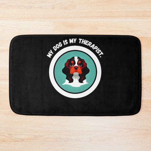 Item preview, Cavalier King Charles Spaniel - My Dog is My Therapist - Ai Generated Image designed and sold by Mechanical-Artt.