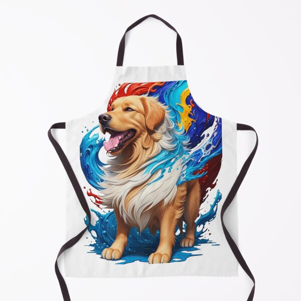 Item preview, Golden Retriever puppy version 2 Aquacolor designed and sold by Constantine7621.