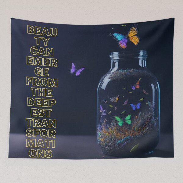 Item preview, A jar full of butterflies designed and sold by SnapMood.
