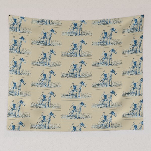 Item preview, Wire Fox Terrier Vintage Art Dog Vintage Poster Art designed and sold by ElegantCat.