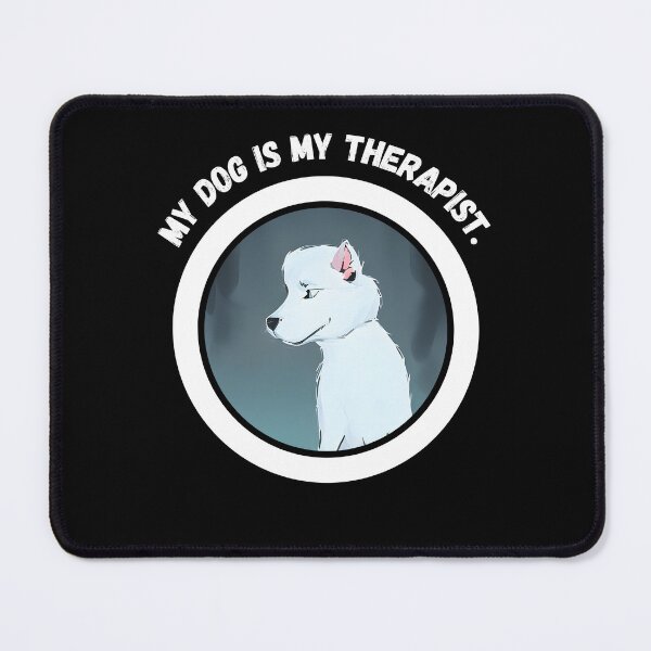 Item preview, Samoyedo - My Dog is My Therapist - Ai Generated Image designed and sold by Mechanical-Artt.