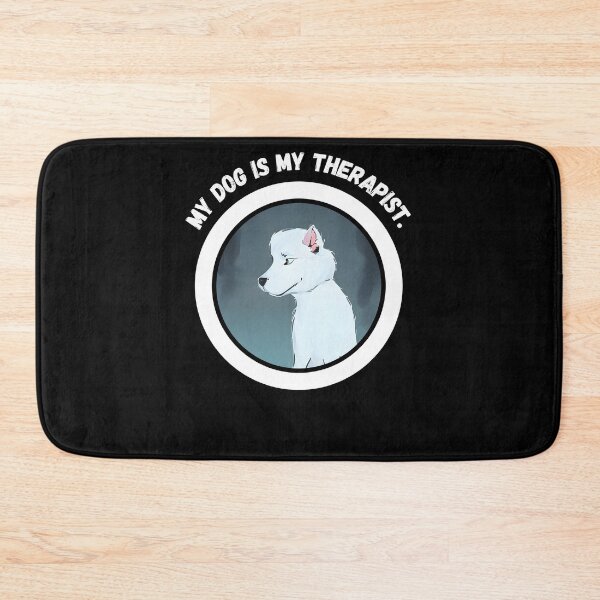 Item preview, Samoyedo - My Dog is My Therapist - Ai Generated Image designed and sold by Mechanical-Artt.
