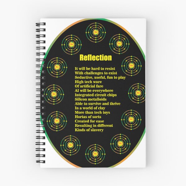 Item preview, Silicon AI Reflection designed and sold by Storistir.