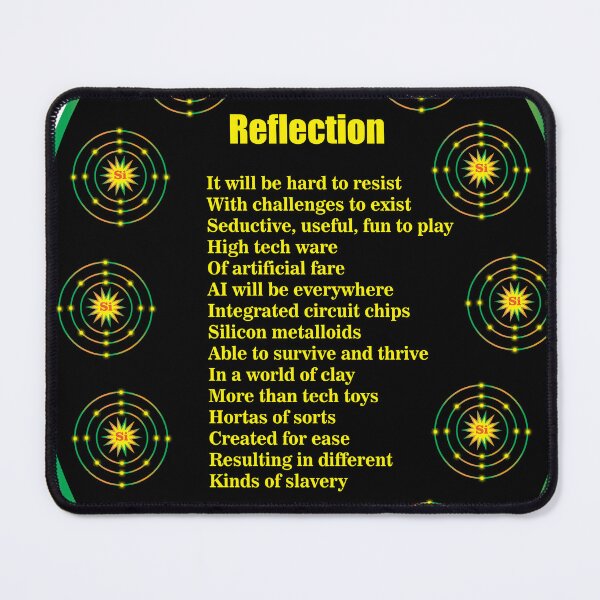 Item preview, Silicon AI Reflection designed and sold by Storistir.