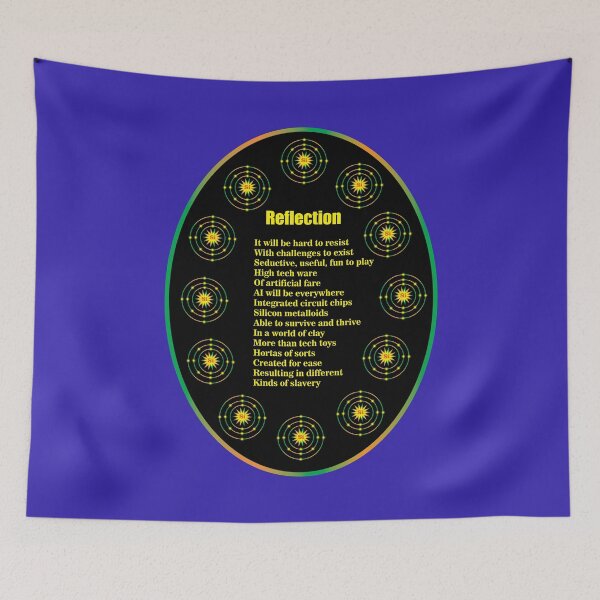 Item preview, Silicon AI Reflection designed and sold by Storistir.