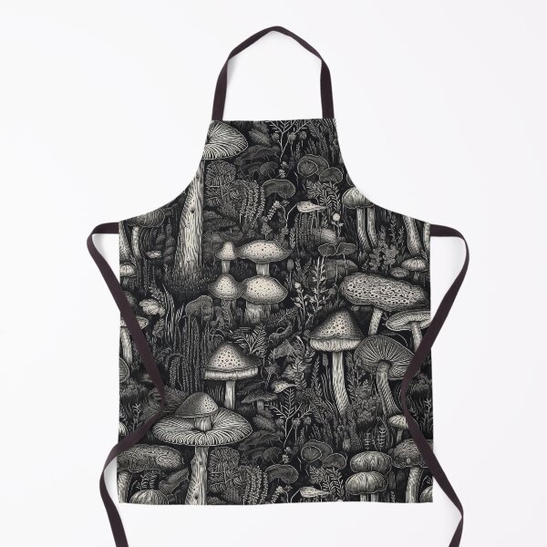 Item preview, Black & White Mushrooms designed and sold by PietyandDesire.